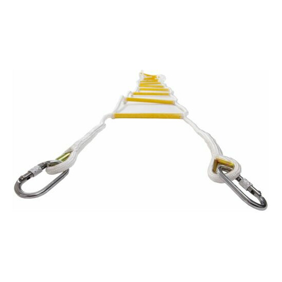 Fire Escape Ladder 2 Story & 3 story- Solid Flame Resistant Fire Safety Rope ... image {3}