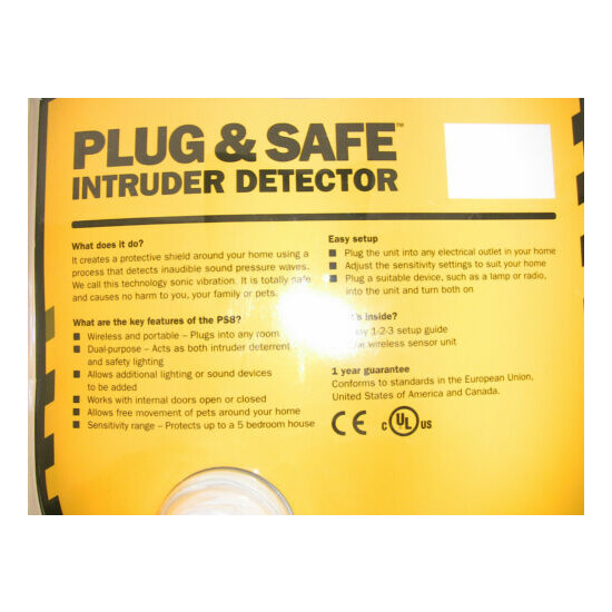 New Plug and Safe Mobile Intruder Detector / Alarm Model PS8 image {3}