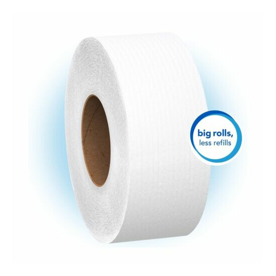 Scott Essential JRT 2-Ply Bathroom Toilet Tissue Paper Rolls White 12 Ct 07805 image {5}
