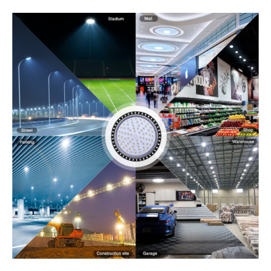 300W UFO LED High Bay Light Warehouse Industrial Light Fixture 30000LM image {6}