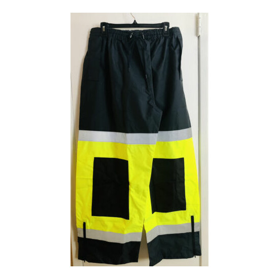 Men's SAFETY APPAREL High Visibility Reflective Work Pants Class E Level 2 XL image {1}