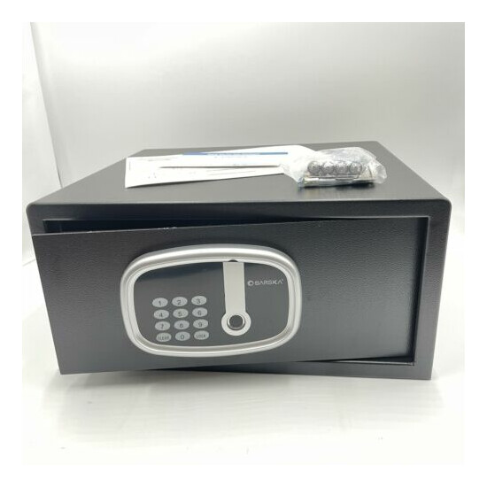 BARSKA AX13632 Digital Keypad Biometric Fingerprint Security Safe, 0.85 Cubic Ft image {1}