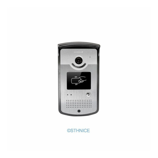 Video Door Phone Kit 1V1 + Strike Lock + Remote + Exit Button + Keyfobs + PSU image {2}