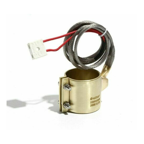 Electric Heating Ring Brass Band Heater Electric Water Heater Parts 220W 350W  image {4}