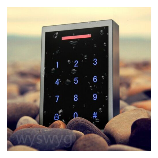 Waterproof Touch Sensor Keypad with 125KHz ID EM Reader Door Access Control image {2}