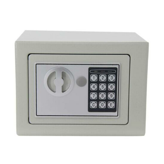 9" Digital Electric Home Office Security Keypad Lock Cash Gun Jewelry Safe Box image {3}