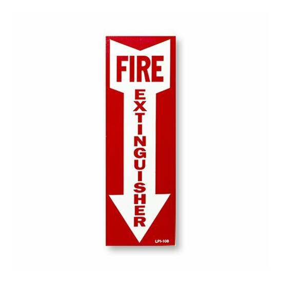 2 - 2.5. lb. Buckeye ABC Fire Extinguisher w/Veh. Bracket, Sign, Inspection Tag  image {4}