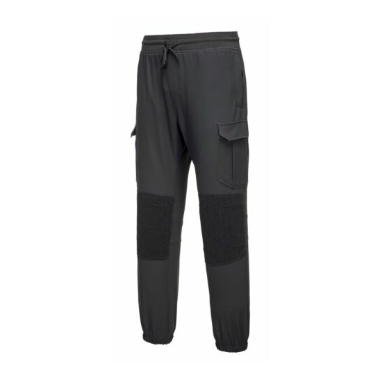 PORTWEST T803 Flexi Trouser Slim Flexible Comfort Workwear Pockets & Knee Pads Thumb {7}
