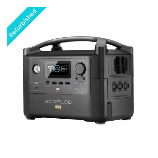EcoFlow RIVER Pro Portable Power Station 720Wh Certified Refurbished  image {1}