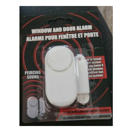 NWT 6 pcs WIRELESS Home Window Door Burglar Security ALARM Magnetic Sensor 6 pc image {1}