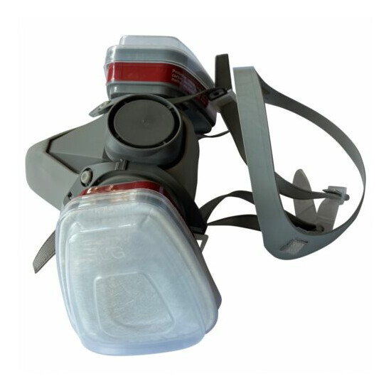 3D Half Face Respirator, LARGE, BRAND NEW, AUGUST 2020 STOCK, respirator paint image {8}