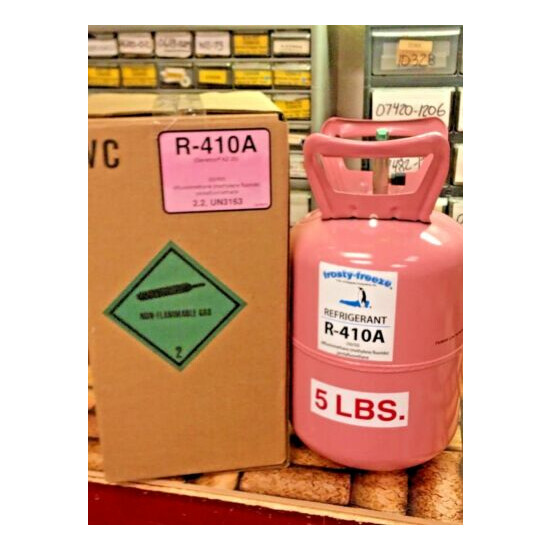 Refrigerant 410a, 5 lb. Great Value, Free Fast Shipping, Professional Kit STP  image {3}