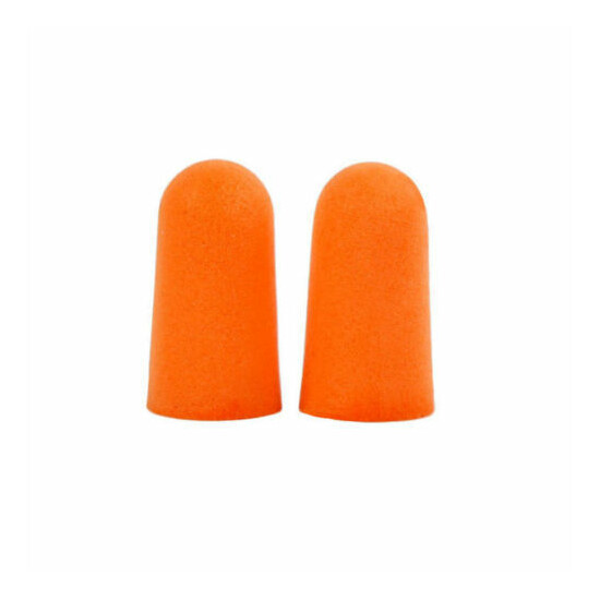 EarPlugs 100 Pair Orange Soft Foam Value Individually Wrapped NRR 33DB Ear plugs image {3}