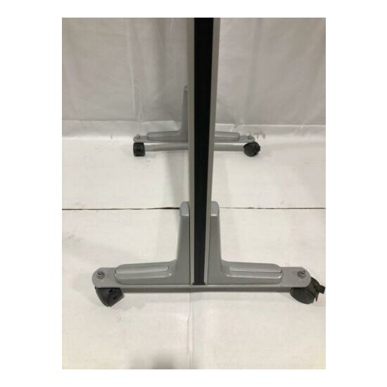 Floor Standing Sneeze Guard Acrylic Protective Shields Room Divider with wheels. image {2}