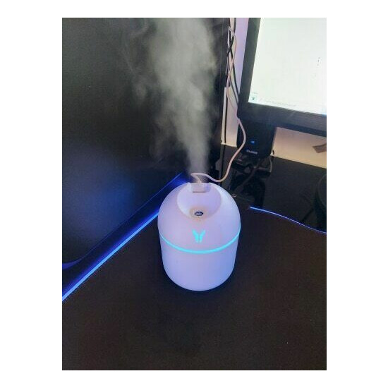 Humidifier USB Mute Aromatherapy LED Night Lamp Portable Car Purifier Bedroom image {2}