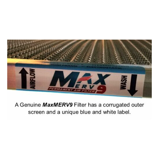 ALLERGY MAGNET Washable, Permanent, Electrostatic Furnace Air Filter - 14x22x1 image {3}