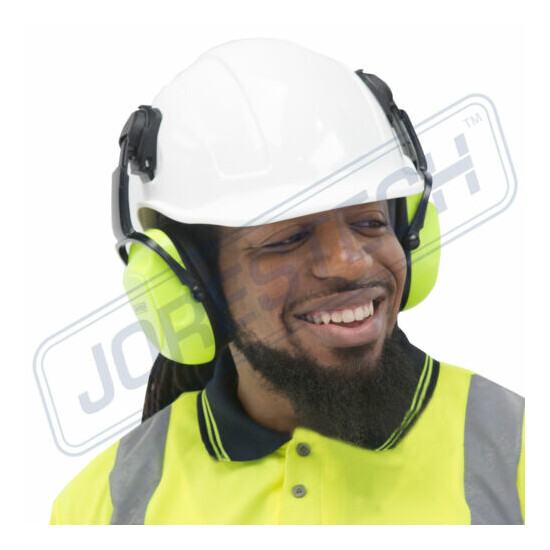 JORESTECH CLIP ON EAR MUFF PROTECTOR HARD HAT MOUNTING EAR MUFF NRR 25db image {5}