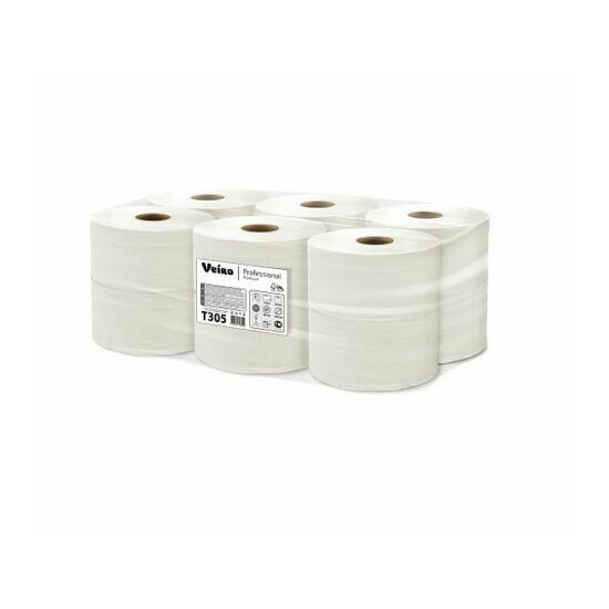 Toilettenpapierrollen Premium Jumbo 2-lagig 12 Rollen a`170 m T305 image {1}