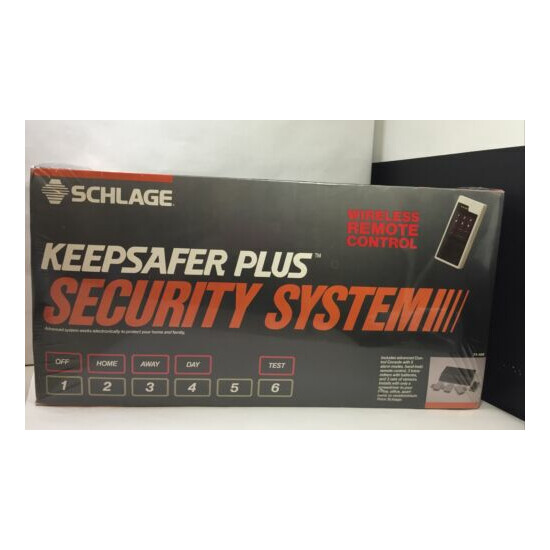 Schlage Keepsafer Plus Security System with Wireless Remote Control Vintage NEW image {1}