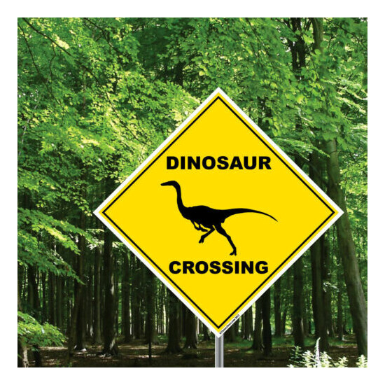 Funny 'Crossing' Signs - 22" Diamond Shaped - Big Foot, Geezer, Zombie, etc!  image {6}