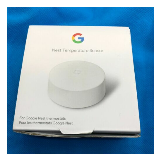 ⚡✈️ SHIPS SAME DAY Google Nest Temperature Sensor - White NEW image {1}
