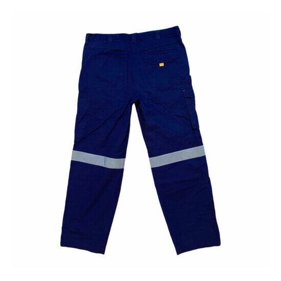 Men's Workhorse MPA004 Vented Cargo Cool taped trousers 97R 100% cotton navy  image {2}