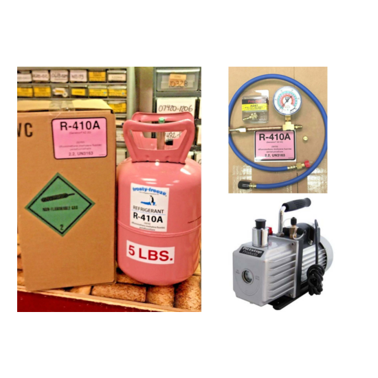 R410a, Refrigerant, 5 lb. Can, Best Value On eBay, FREE SHIP Professional Kit Thumb {1}