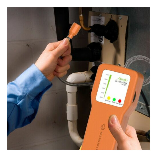 Portable Natural Gas Leak LPG Methane Propane Butane Indicator Sensor Detector image {1}