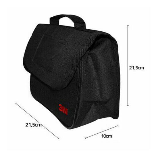 3M Case Waist Bag (S) for Half Facepiece Respirator Filters Cartridges Goggle i image {2}