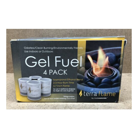 Terra Flame- Gel Fuel 4 Pack Brand New In the Box image {1}