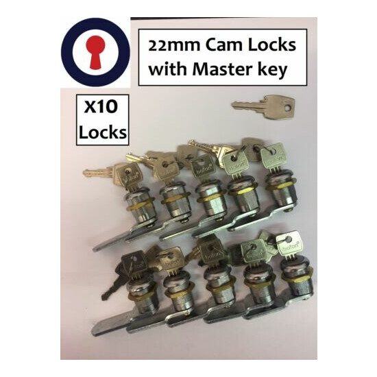 Lowe and Fletcher replacement Locks 22mm x 10 Locks 1st P&P image {1}