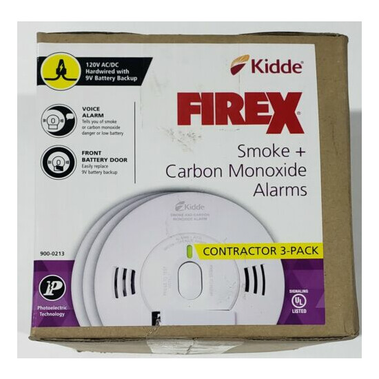 Kidde Firex Smoke/Carbon Monoxide Detector Hardwired w/Battery Backup 21029901  image {1}