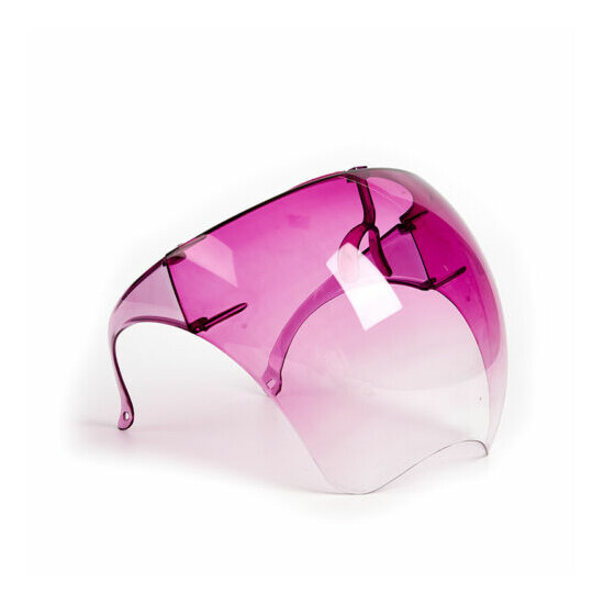 Clear Face Shield Glasses Face Mask Transparent Reusable Visor Anti-Fog D G/ image {14}