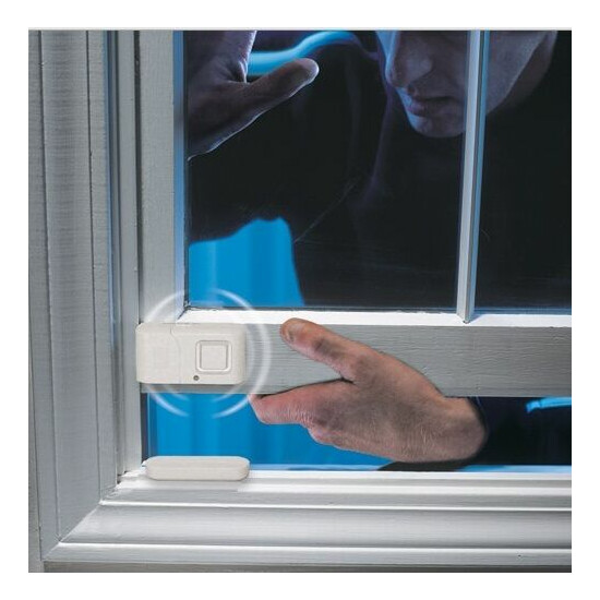 KEEP HOME SAFE from Burglar in Holiday, 1 STICK ON WINDOW DOOR ALARM SENSOR Set image {1}