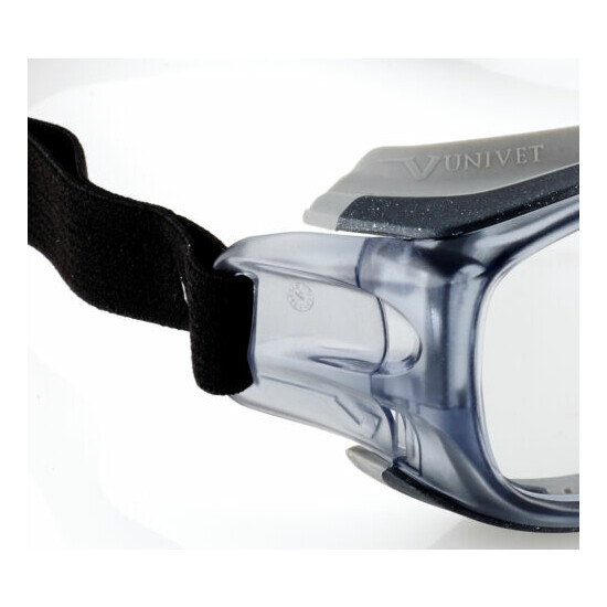 Univet 5X9 Ultra Lightweight Safety Goggles Vented Clear Lens (5X9E.03.00.00) image {2}