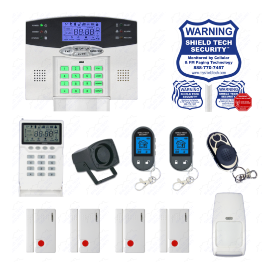 Wireless Burglar Alarm System Phone Line Auto Dialer US Home House Smart PSTN HB image {1}