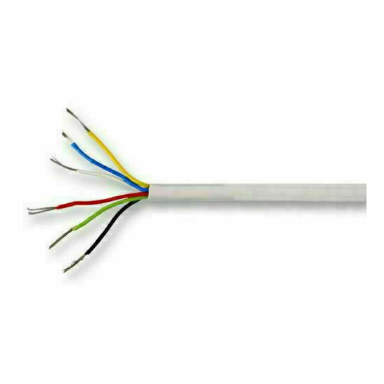 100m Alarm Security CCA Cable 6 Core White [004619] image {3}