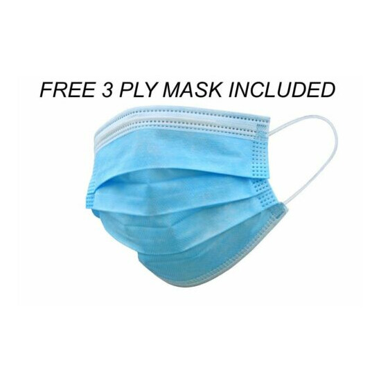 Washable Face Masks Double layer Reusable adults unisex cotton cover Pack of 5 image {3}
