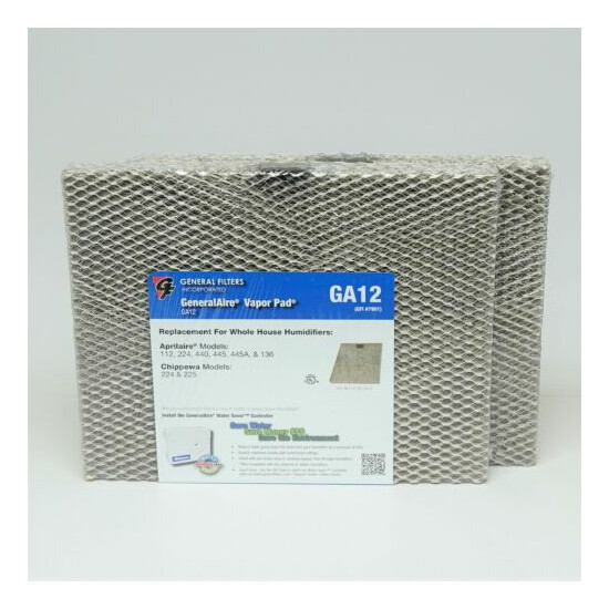 12-2 2 PAK #12 for Aprilaire 440 445 Humidifier Water Panel Pad Filter image {1}