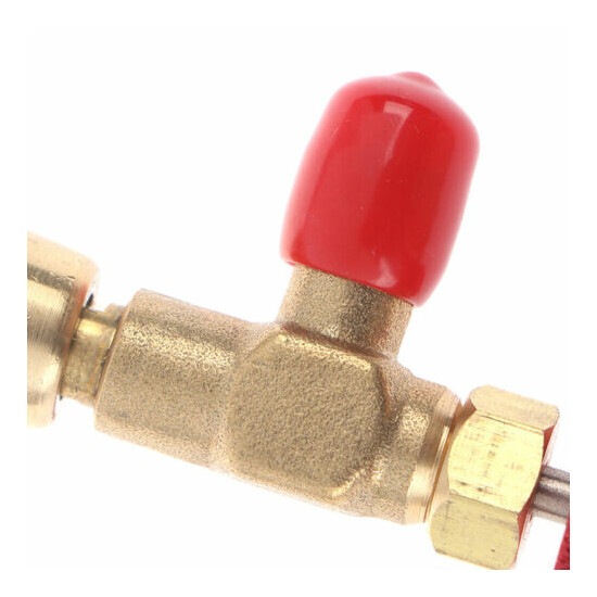 2pcs R410A R22 Refrigeration Charging Adapter for 1/4" Safety Valve Ser_xa image {8}