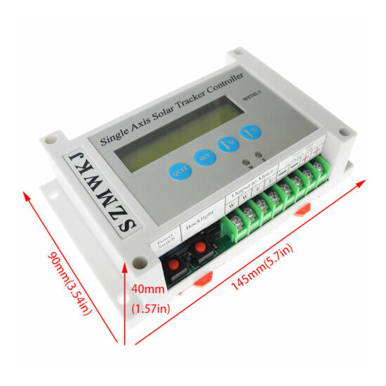 LCD Single Axis Solar Tracker Controller +Relay Module for Solar Panel System CL image {5}