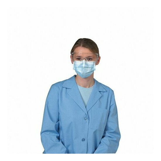 Protective Face Mask Breathable Non-Woven Mouth Cover | Pack of 50 Pcs - Blue image {5}