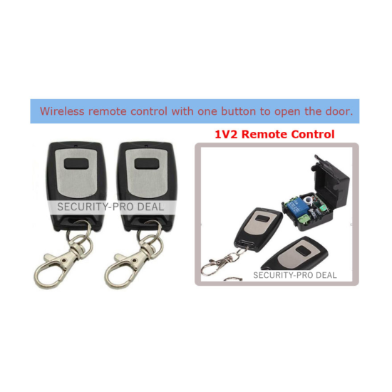 RFID Card+Password Door Access Control+ Magnetic Door Lock+ 2Remotes+Exit+Cards image {4}