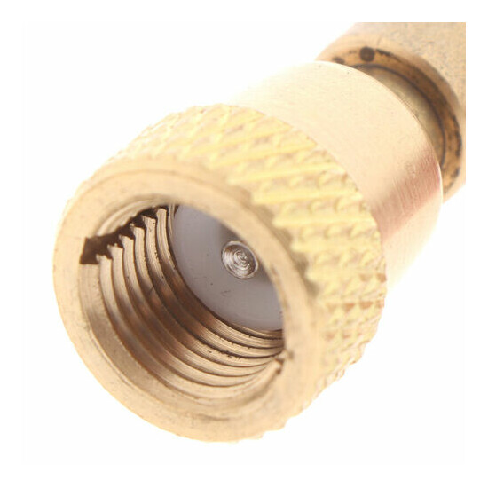 2pcs R410A R22 Refrigeration Charging Adapter for 1/4" Safety Valve Ser_xa image {6}