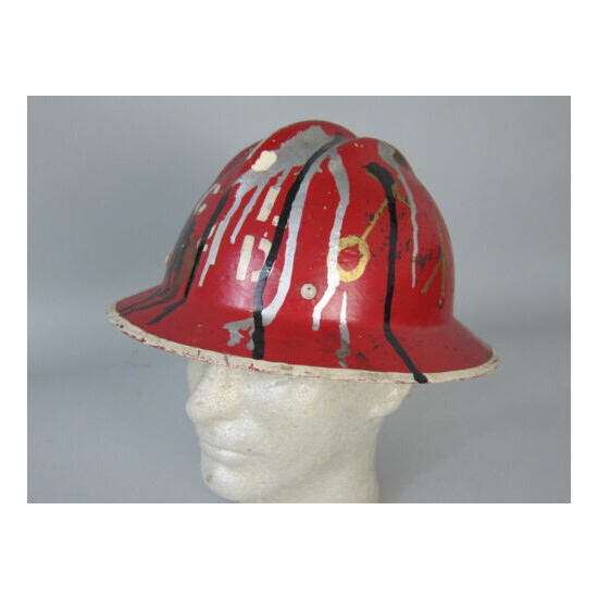 Vintage Ed Bullard SF Hard Boiled Safety Hard Hat Full Brim Complete L image {1}
