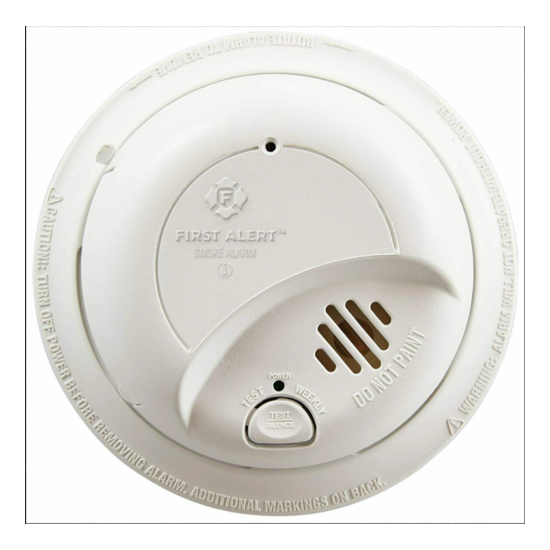 First Alert BRK9120b Hardwired Smoke Detector with Backup Battery  image {1}