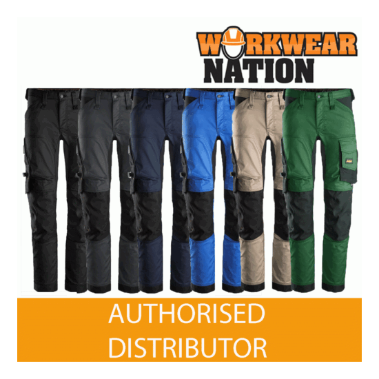 Snickers 6341 AllroundWork Stretch Kneepad Trousers - 4 Colours image {1}