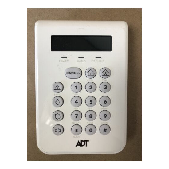 *SEE DESCRIPTION* Honeywell ADT WLTP100 Wireless Home Security Touchpad image {1}