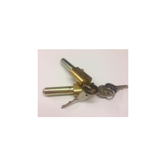 Roller shutter bullet lock pin locks oval style replacement image {1}