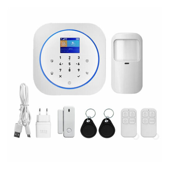 WIFI+GSM Wireless Alarm system TUYA Smart life APP Remote Home Security fr Alexa image {2}